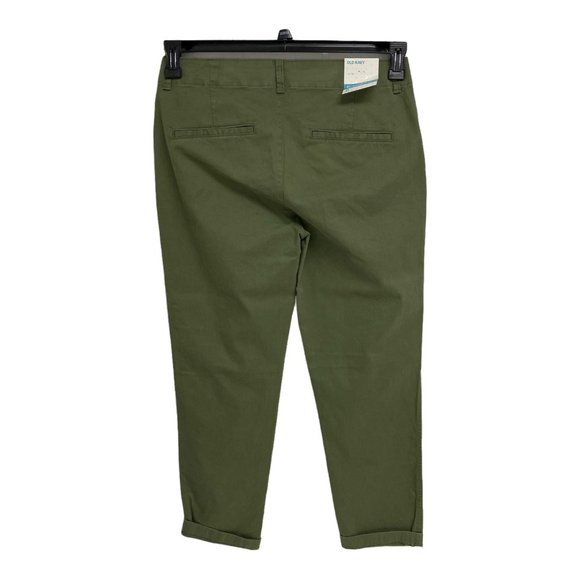 Old Navy Boyfriend straight/Droit women's pants olive green size 6 - Picture 4 of 9